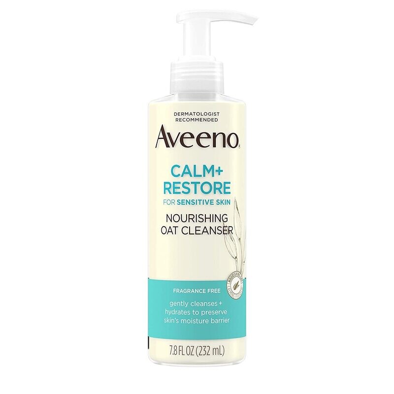 Aveeno Calm &amp; Restore Nourishing Oat Cleanser 7.8oz #1819