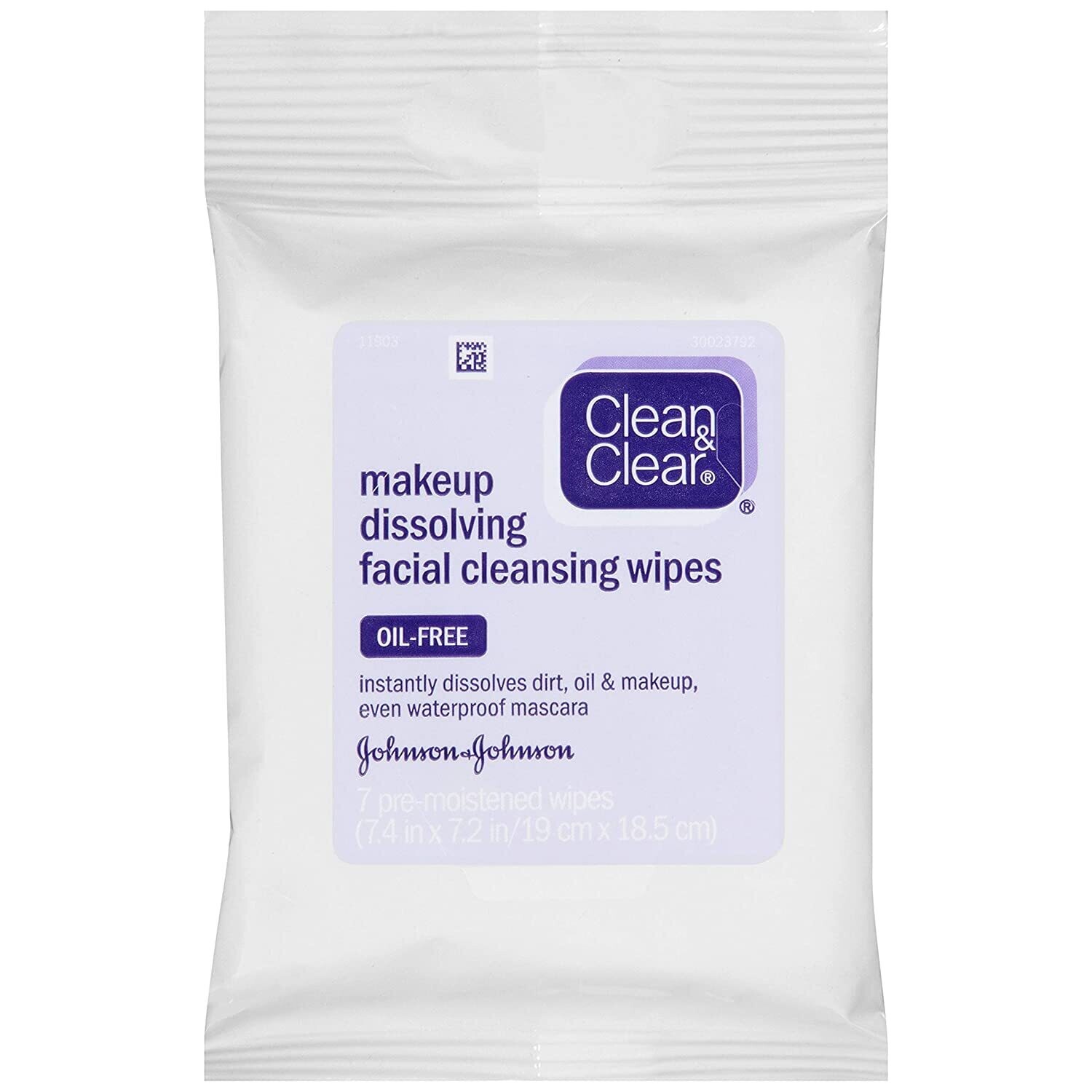 Clean &amp; Clear Make up Wipes 7ct  Facial Cleansing #5213