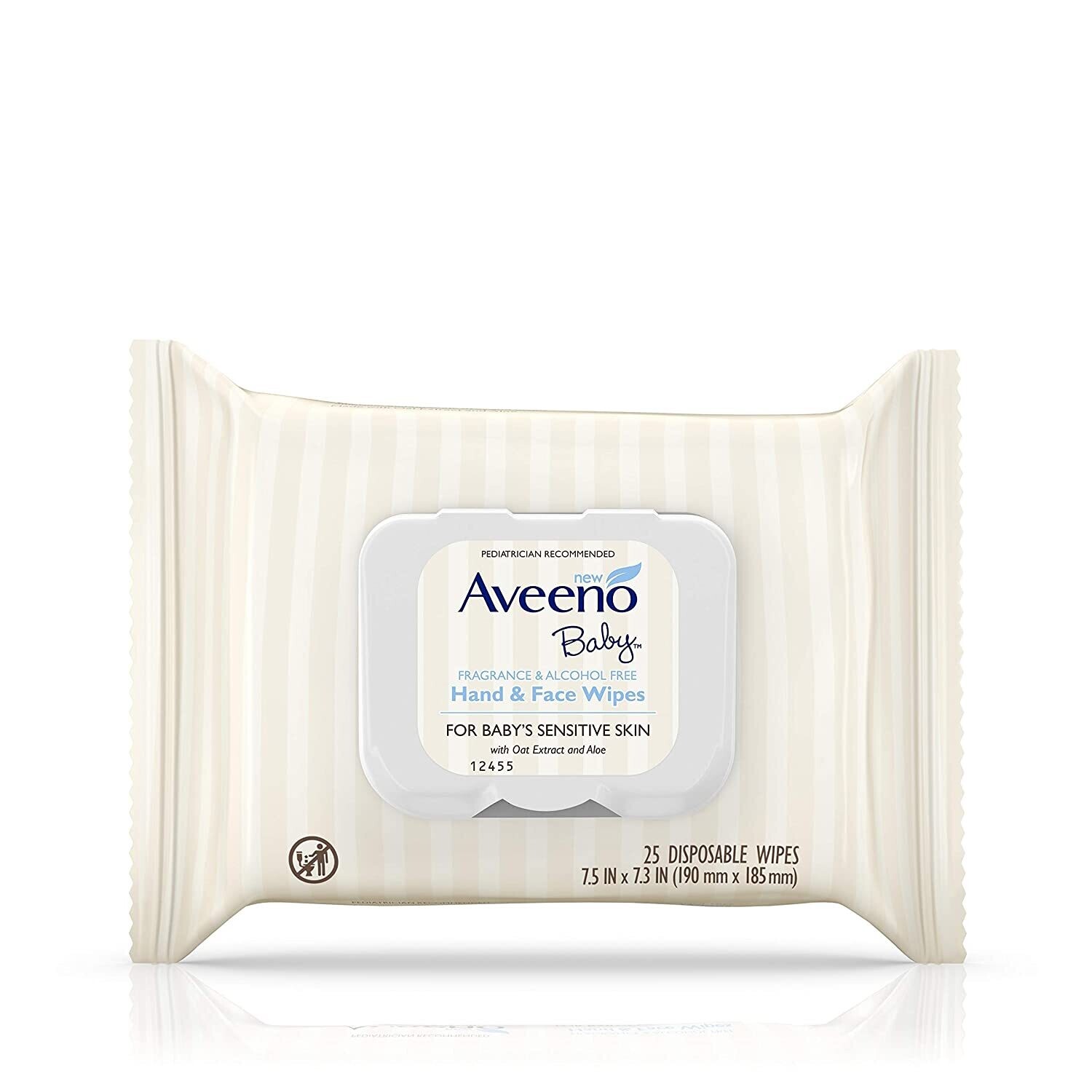 Aveeno Baby Hand &amp; Face Wipes 25ct #9879