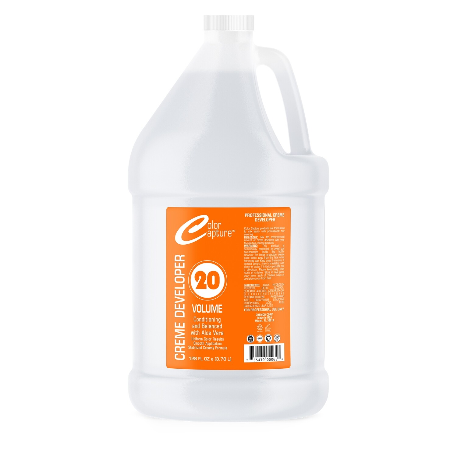 Chemco Color Capture 20 Vol Creme Developer 128oz #0656