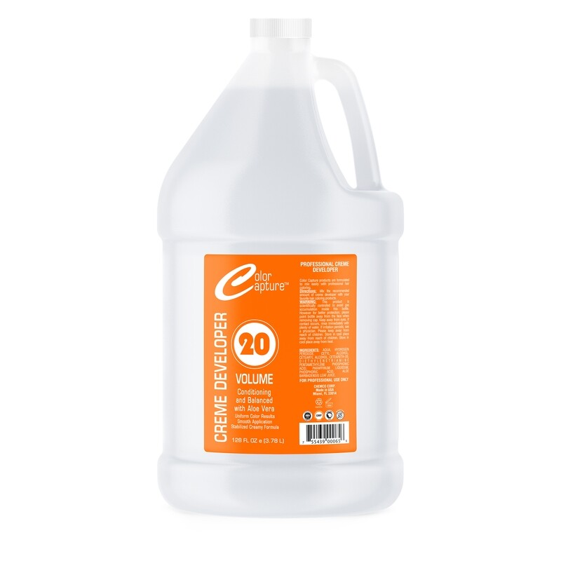 Chemco Color Capture 20 Vol Creme Developer 128oz #0656