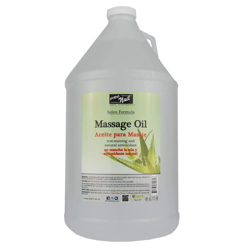 Chemco ProNail Massage Oil Clear 128oz #0846