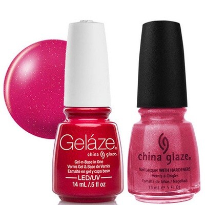 China Glaze Gelaze Tips and Toes Kit - Strawberry Fields #6715