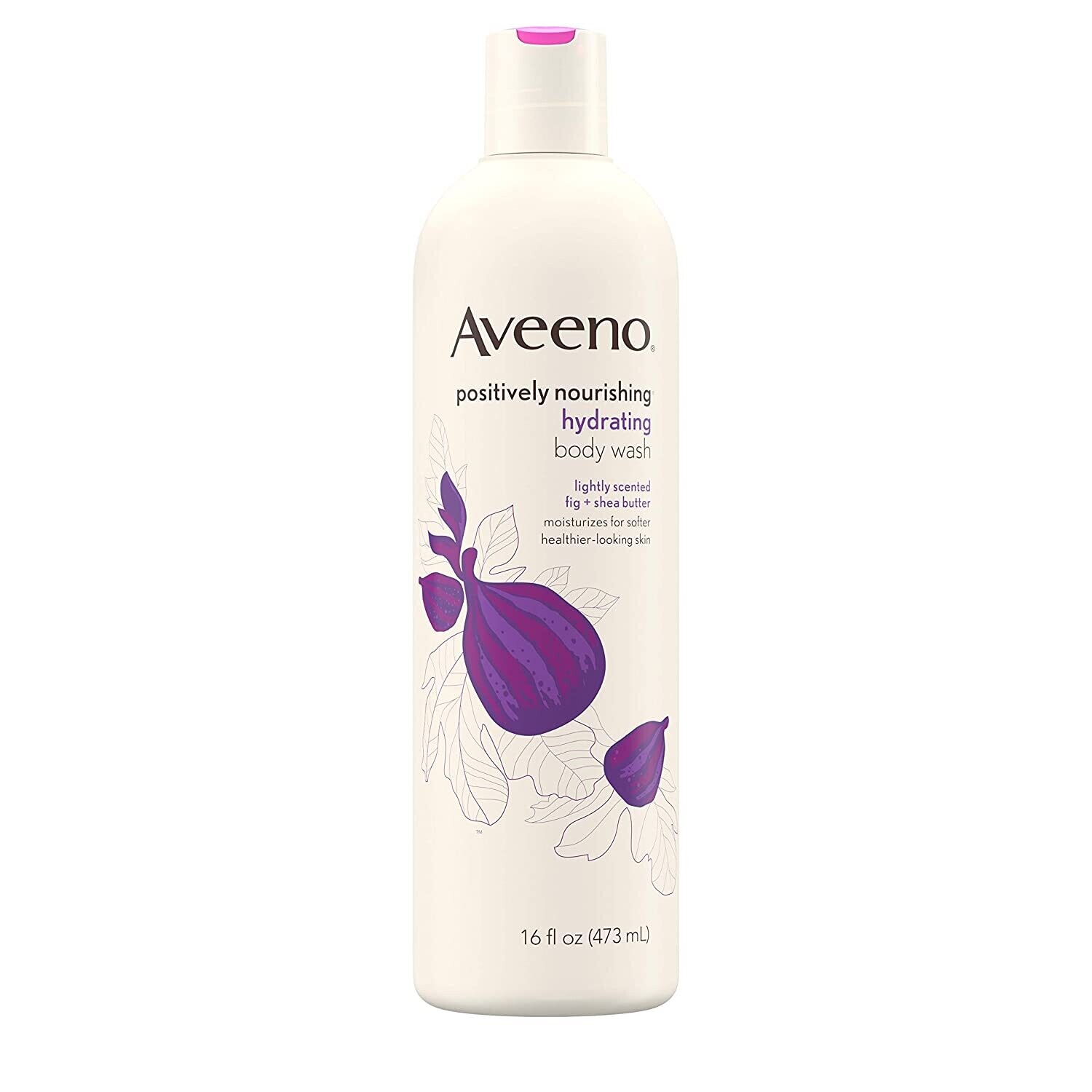 Aveeno Positively Nourishing Hydrating Fig Body Wash 16oz #1315
