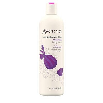 Aveeno Positively Nourishing Hydrating Fig Body Wash 16oz #1315