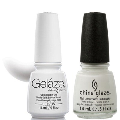 China Glaze Gelaze Tips and Toes Kit - White on White #6579