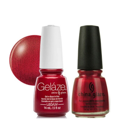 China Glaze Gelaze Tips and Toes Kit - Red Pearl #6913