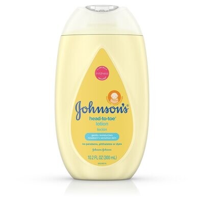 Johnson's Baby Head-to-Toe Lotion 10.2oz #7158