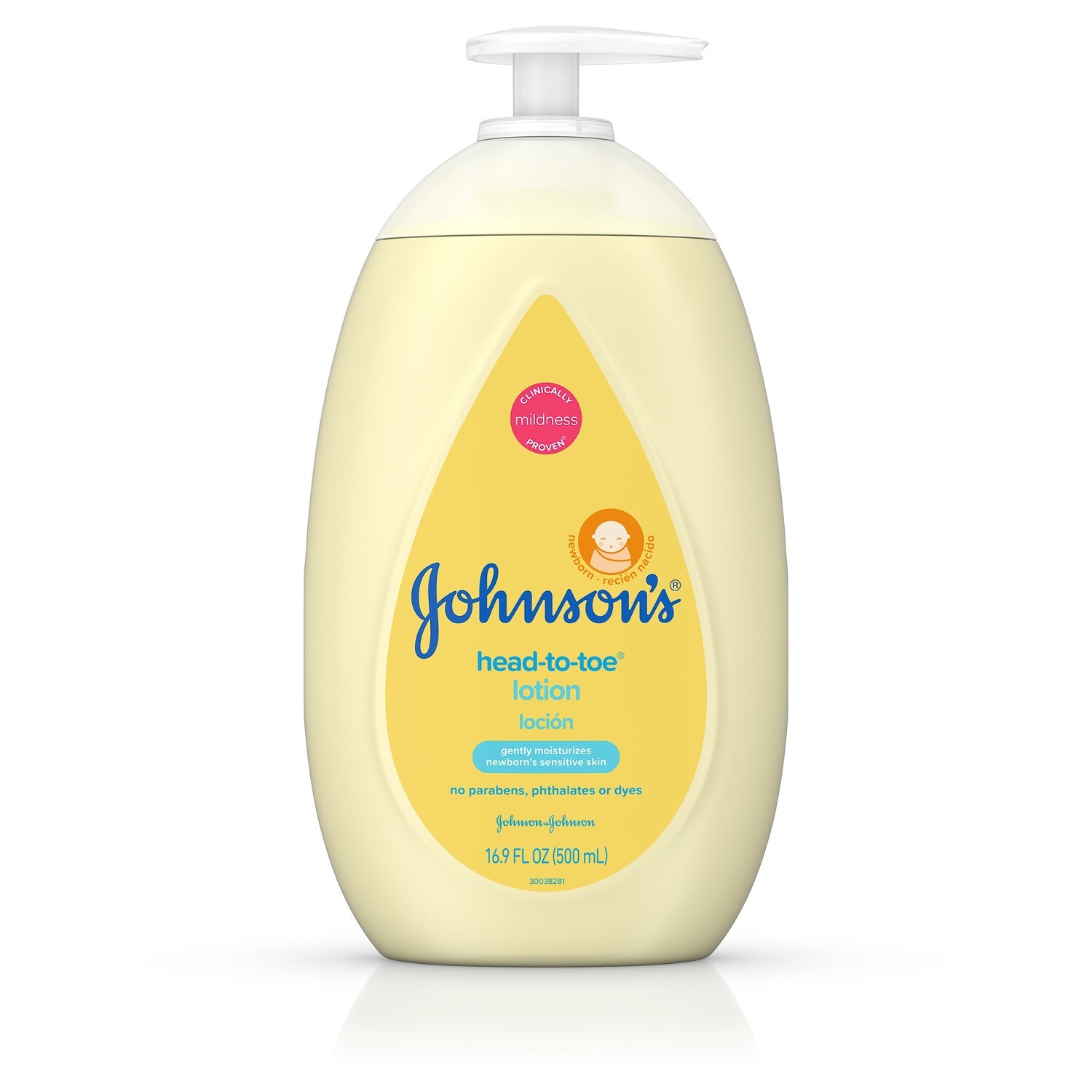 Johnson's Baby Head-to-Toe Lotion 16.9oz #5581