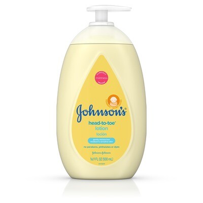 Johnson&#39;s Baby Head-to-Toe Lotion 16.9oz #5581