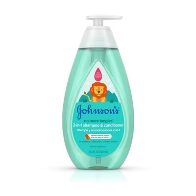 Johnson&#39;s Baby No More Tangles 2-in-1 Shampoo &amp; Conditioner 20.3oz #7417