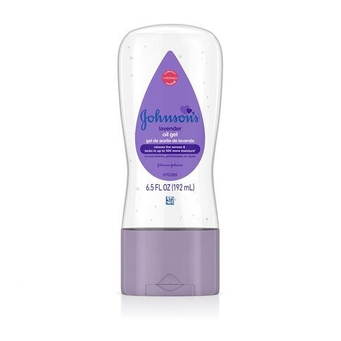 Johnson&#39;s Baby Oil Gel with Lavender 6.5oz #8320