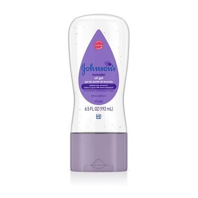 Johnson&#39;s Baby Oil Gel with Lavender 6.5oz #8320