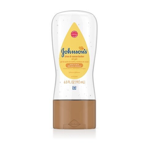 Johnson's Baby Oil Gel with Shea &amp; Cocoa Butter 6.5oz #0652