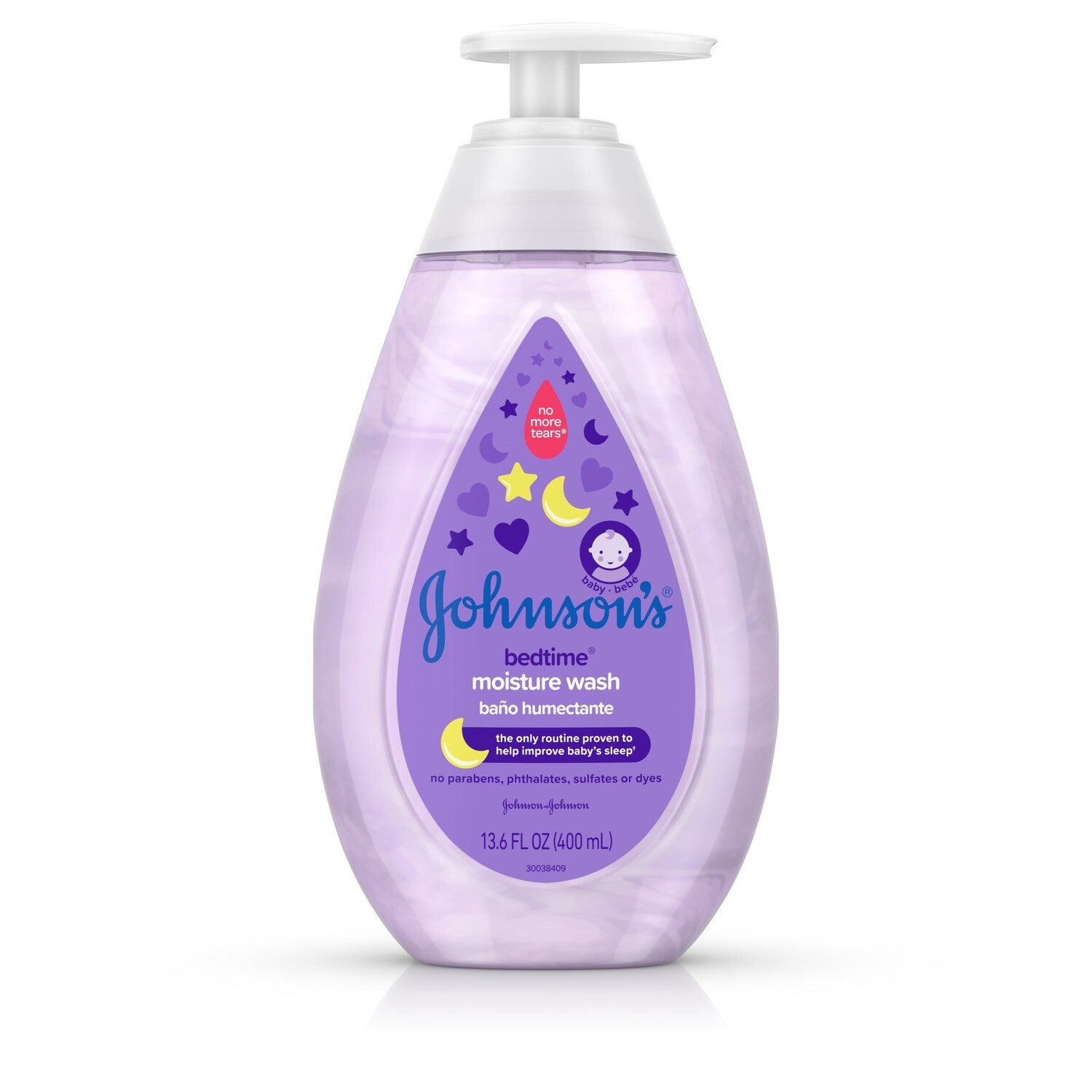 Johnson's Baby Bedtime Moisture Wash 13.6oz #4805