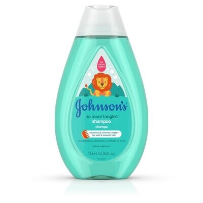 Johnson&#39;s Baby No More Tangles Shampoo 13.6oz #5765