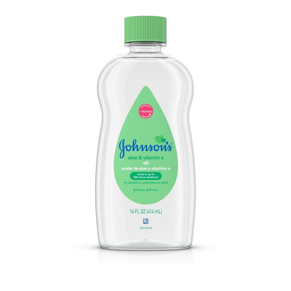 Johnson&#39;s Baby Oil Aloe &amp; Vitamin E 14oz #3325