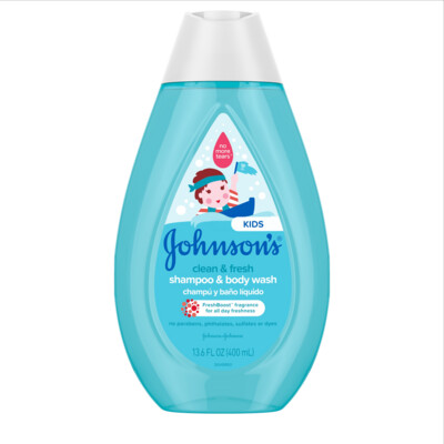 Johnson's Baby Clean &amp; Fresh Shampoo &amp; Body Wash 400ml #3906