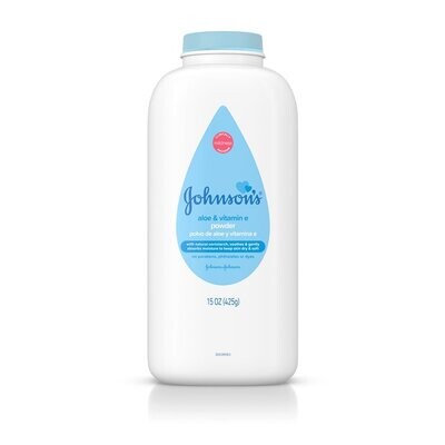 Johnson's Baby Powder Aloe &amp; Vitamin E 15oz #0584