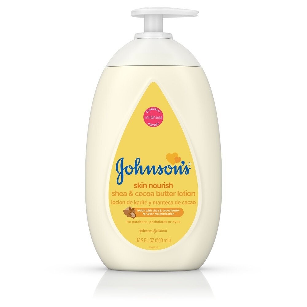 Johnson's Baby Skin Nourish Shea &amp; Cocoa Butter Lotion 16.9oz #7325