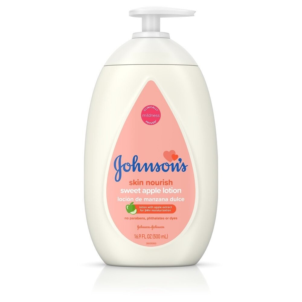 Johnson's Baby Skin Nourish Sweet Apple Lotion 16.9oz #7318