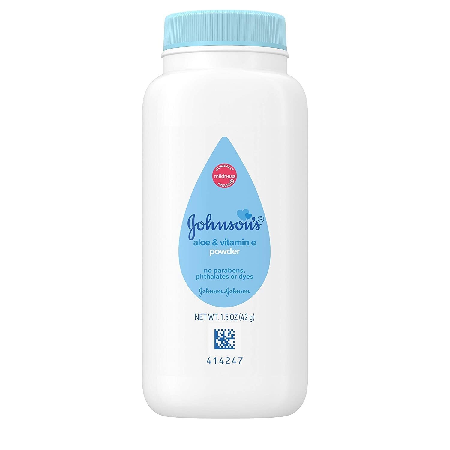 Johnson&#39;s Baby Powder Aloe &amp; Vitamin E 1.5oz #2562