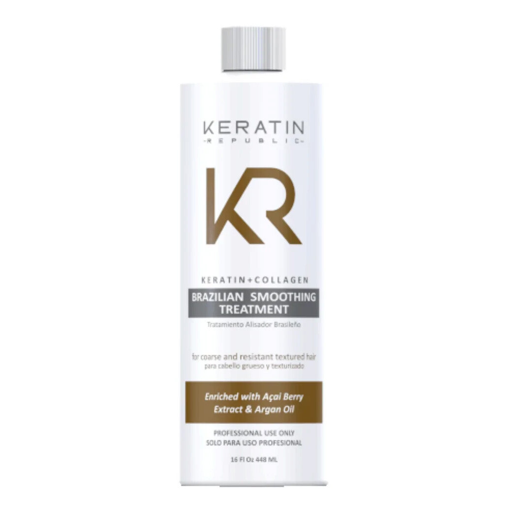 Keratin Republic Brazilian Smoothing Treatment (Coarse/Textured Hair) 16oz #8466