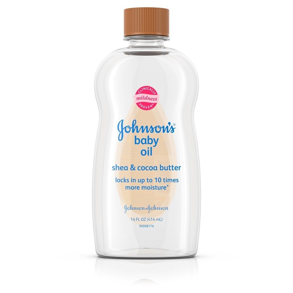 Johnson's Baby Oil Shea &amp; Cocoa Butter 14oz #4834