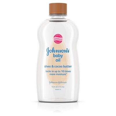 Johnson&#39;s Baby Oil Shea &amp; Cocoa Butter 14oz #4834