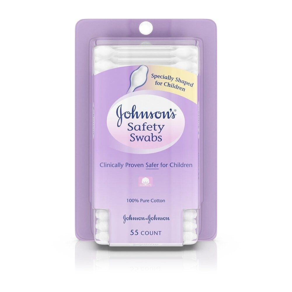 Johnson's Baby Safety Swabs 55ct #2569