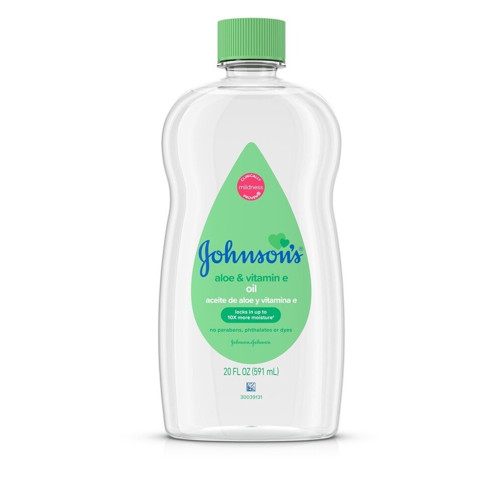 Johnson's Baby Oil with Aloe Vera &amp; Vitamin E 20oz #3394