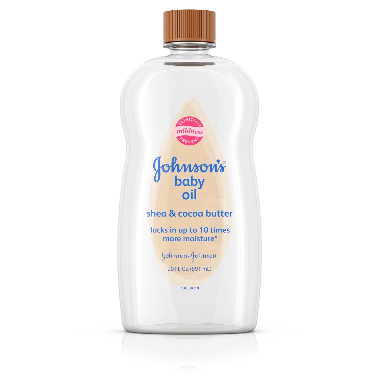 Johnson's Baby Oil with Shea &amp; Cocoa Butter 20oz #4230