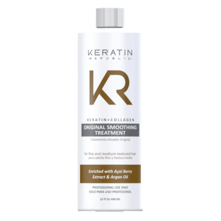 Keratin Republic Original Smoothing Treatment (Fine/Medium Hair) 16oz #8435
