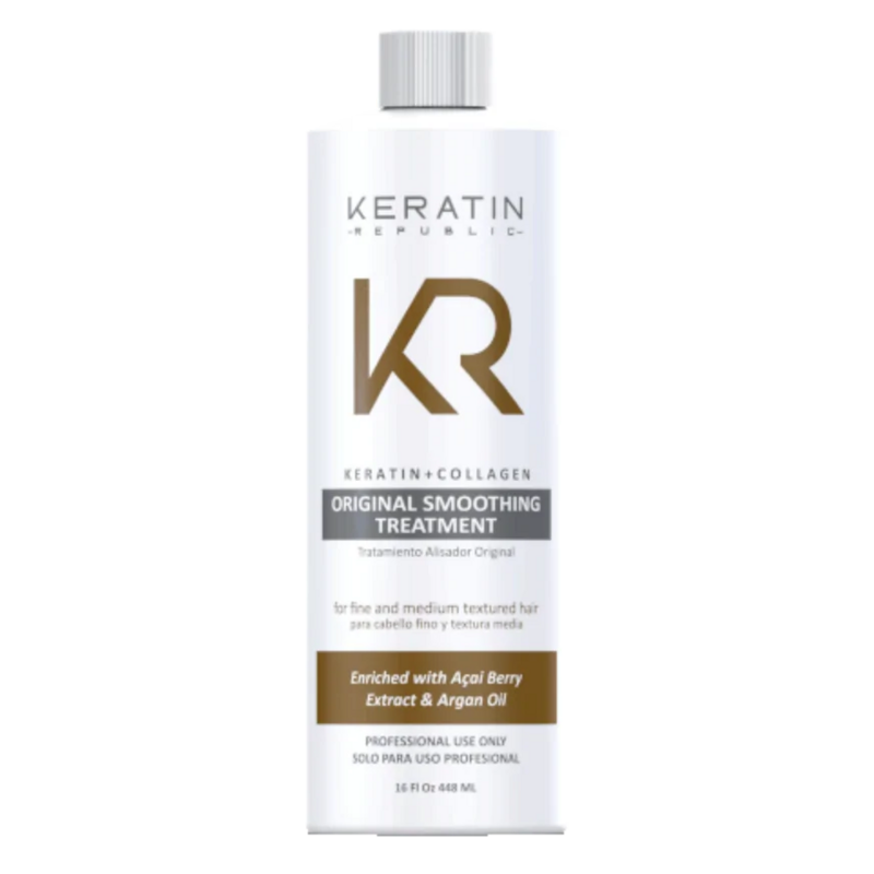 Keratin Republic Original Smoothing Treatment (Fine/Medium Hair) 16oz #8435