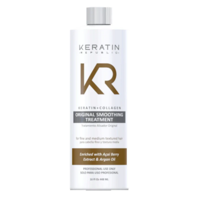 Keratin Republic Original Smoothing Treatment (Fine/Medium Hair) 16oz #8435