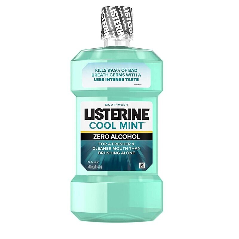 Listerine Coolmint Zero Alcohol 500ml (6 Pieces per Case) #6980