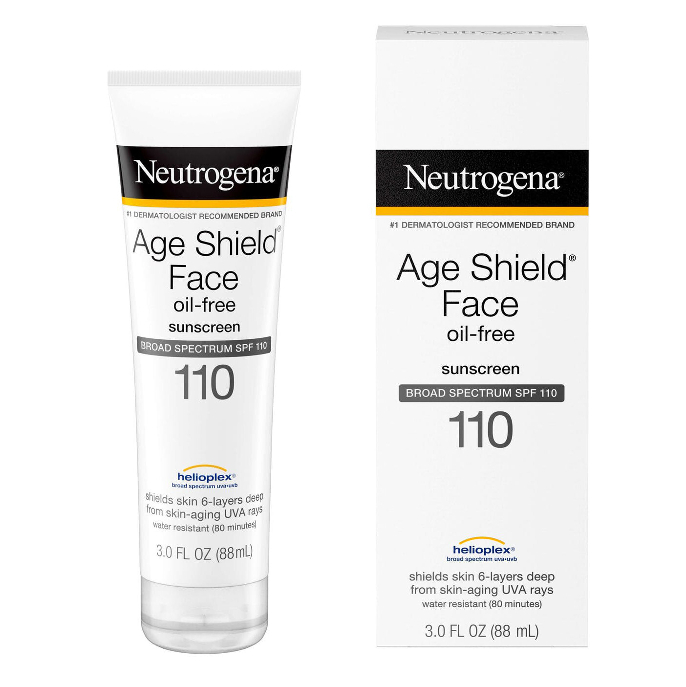 Neutrogena Age Shield Face Oil-Free Sunscreen 110 SPF 3oz #0227