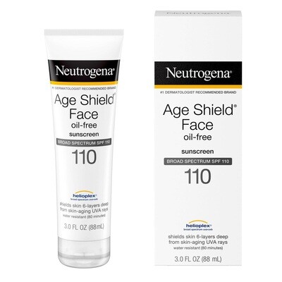 Neutrogena Age Shield Face Oil-Free Sunscreen 110 SPF 3oz #0227