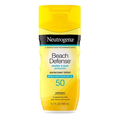 Neutrogena Sun Beach Defense Sunscreen Lotion SPF50 6.7oz #2532