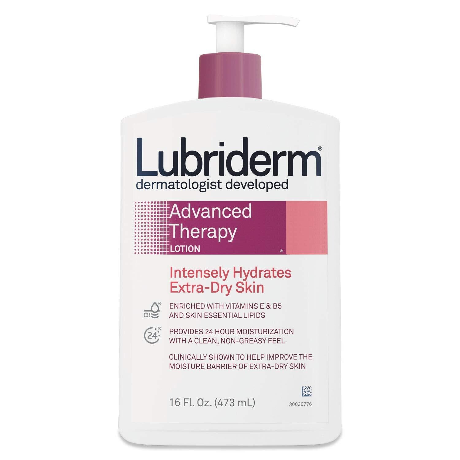 Lubriderm Advanced Therapy Lotion (Fragrance Free) 16oz #2340