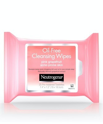 Neutrogena Cleansing Wipes Pink Grapefruit 25ct #1626
