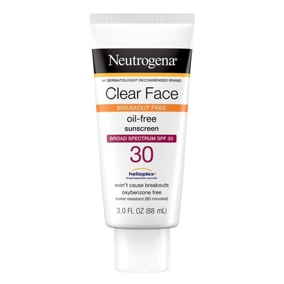 Neutrogena Sun Clear Face Oil-Free Sunscreen SPF30 #0310