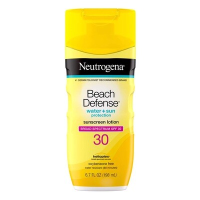 Neutrogena Sun Beach Defense Sunscreen Lotion SPF30 6.7oz #2719