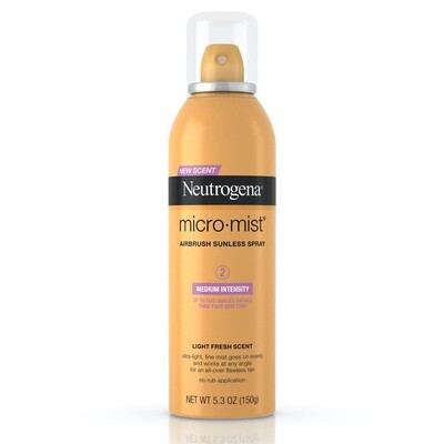 Neutrogena Micro Mist Sunless Spray Medium No 2 5.3oz #7634