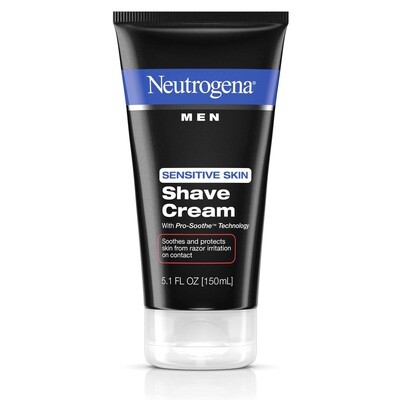 Neutrogena Men Sensitive Skin Shave Cream 5.1oz #0357