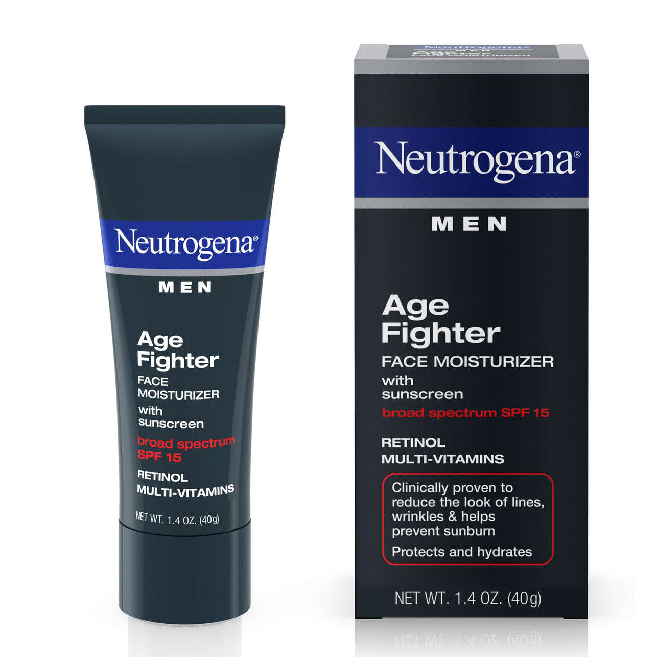 Neutrogena Men Age Fighter Moisturizer SPF15 1.4oz #0166