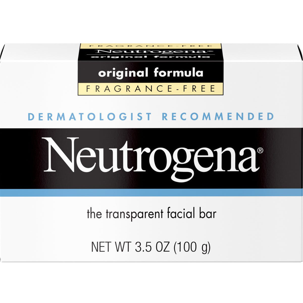 Neutrogena Original Face Soap Bar (Fragrance Free) 3.5oz #3502