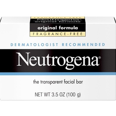 Neutrogena Original Face Soap Bar (Fragrance Free) 3.5oz #3502