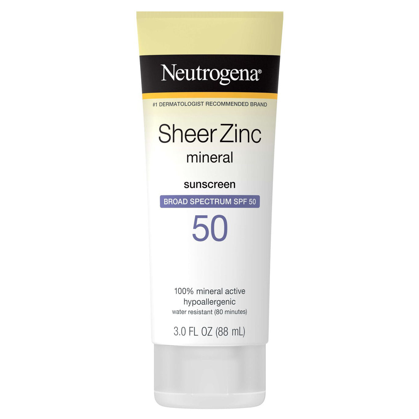 Neutrogena Sun Sheer Zinc Mineral SPF50 3oz #0804
