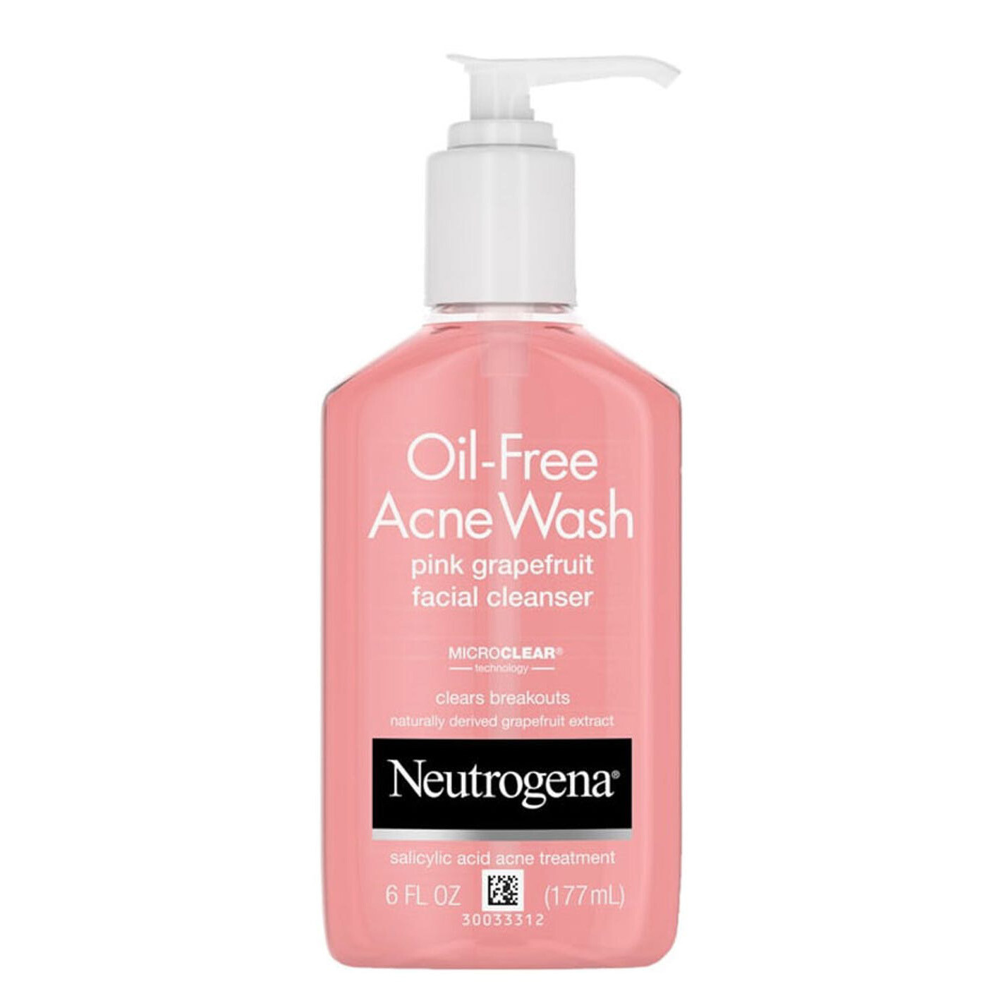 Neutrogena Oil-Free Pink Grapefruit Cleanser 6oz #3652